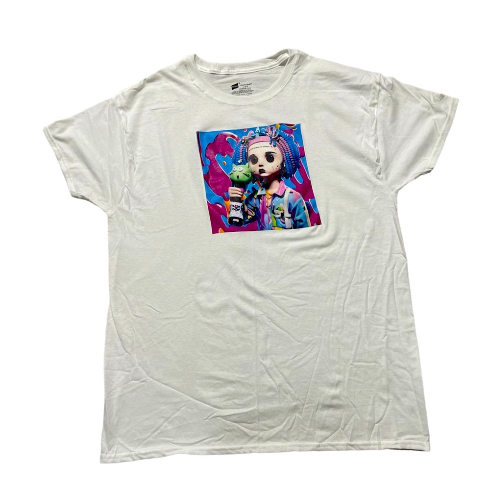 Mega Trip Cartoon Girl Unisex Unique Stylish T-shirt